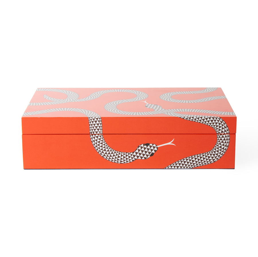   Orange Lacquer Jewelry Box L | Oroa.com
