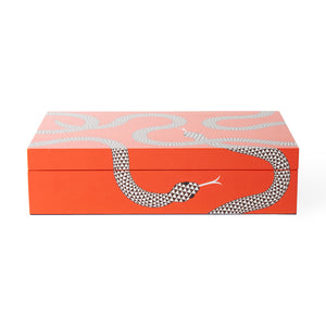   Orange Lacquer Jewelry Box L | Oroa.com