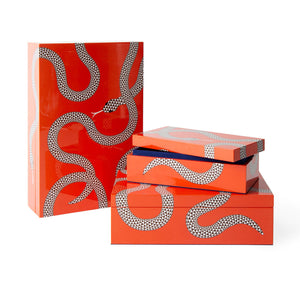   Orange Lacquer Box | Oroa.com