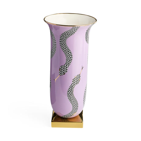   Purple Porcelain Serpent Flared Vase | Oroa.com