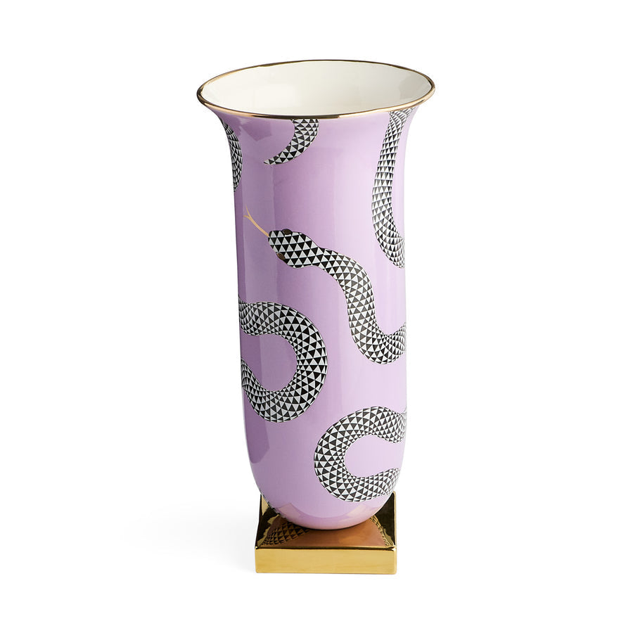   Purple Porcelain Serpent Flared Vase | Oroa.com