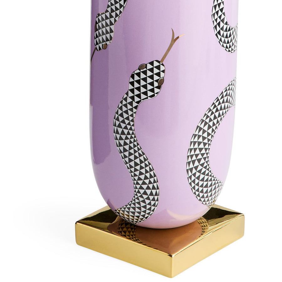   Purple Porcelain Serpent Flared Vase | Oroa.com