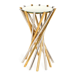   Mirrored Glass Accent Table | Oroa.com