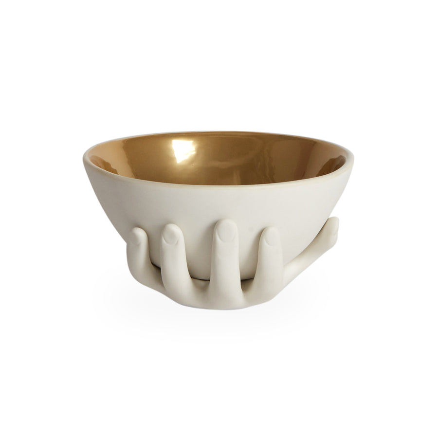  Porcelain Hand Accent Bowl | Oroa.com