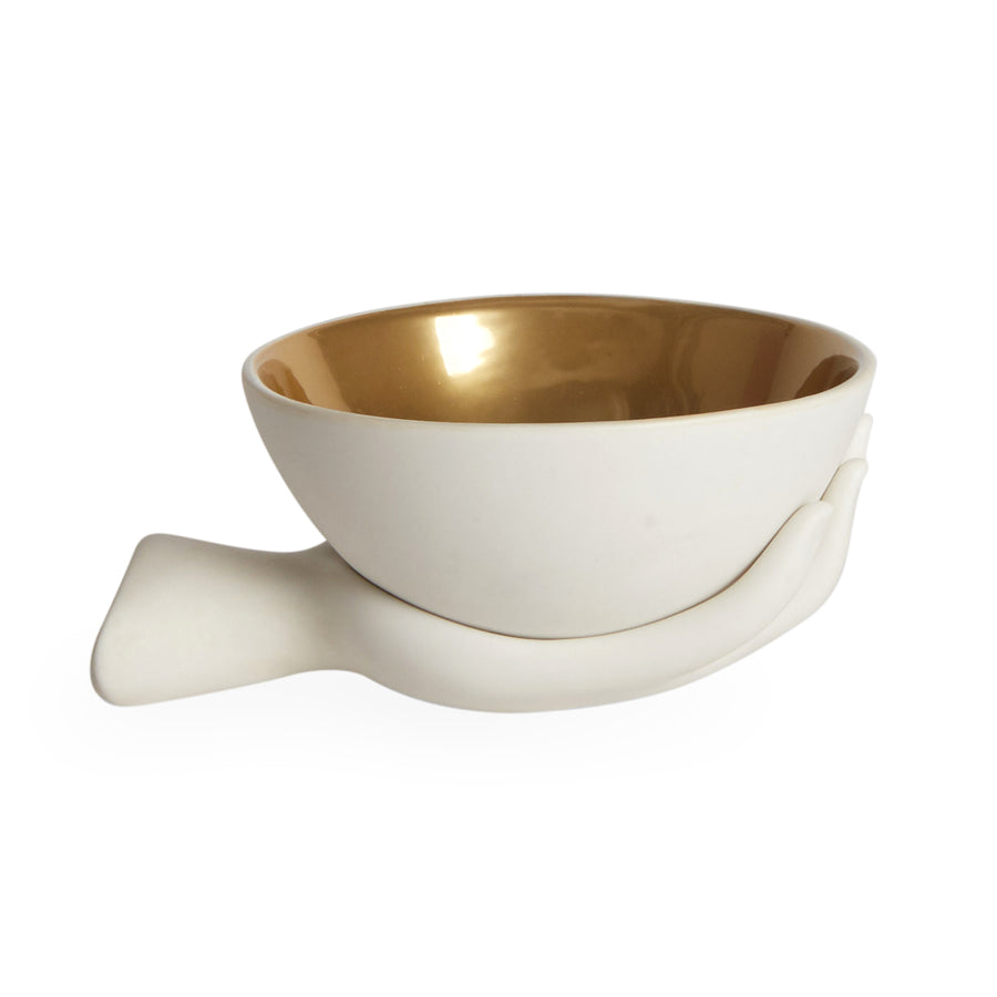   Porcelain Hand Accent Bowl | Oroa.com