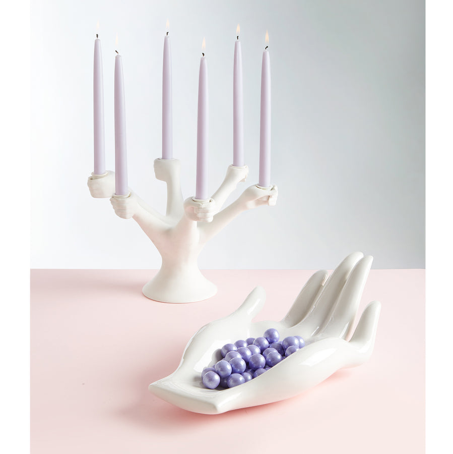   Six-Hand Porcelain Candelabra | Oroa.com