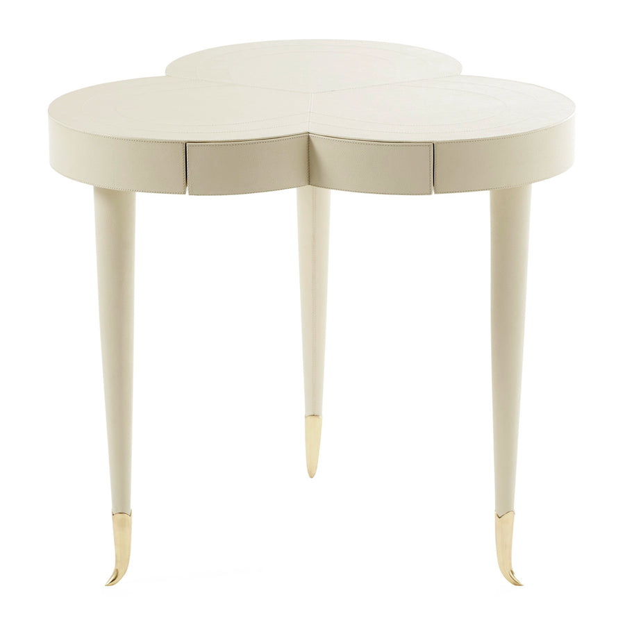   Leather 1-Drawer Side Table | Oroa.com