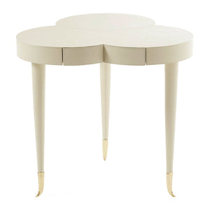   Leather 1-Drawer Side Table | Oroa.com