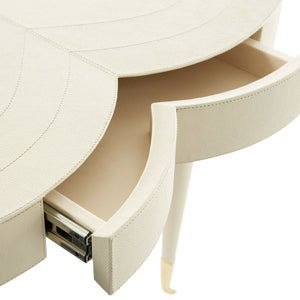   Leather 1-Drawer Side Table | Oroa.com