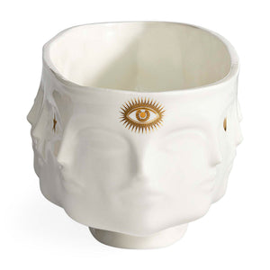   White Porcelain Gilded Long Bowl | Oroa.com
