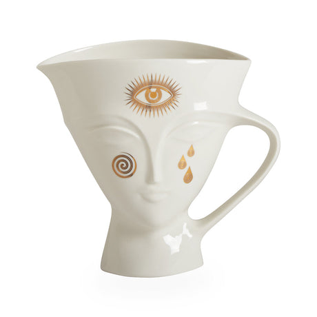   Gilded Porcelain Pitcher | Oroa.com