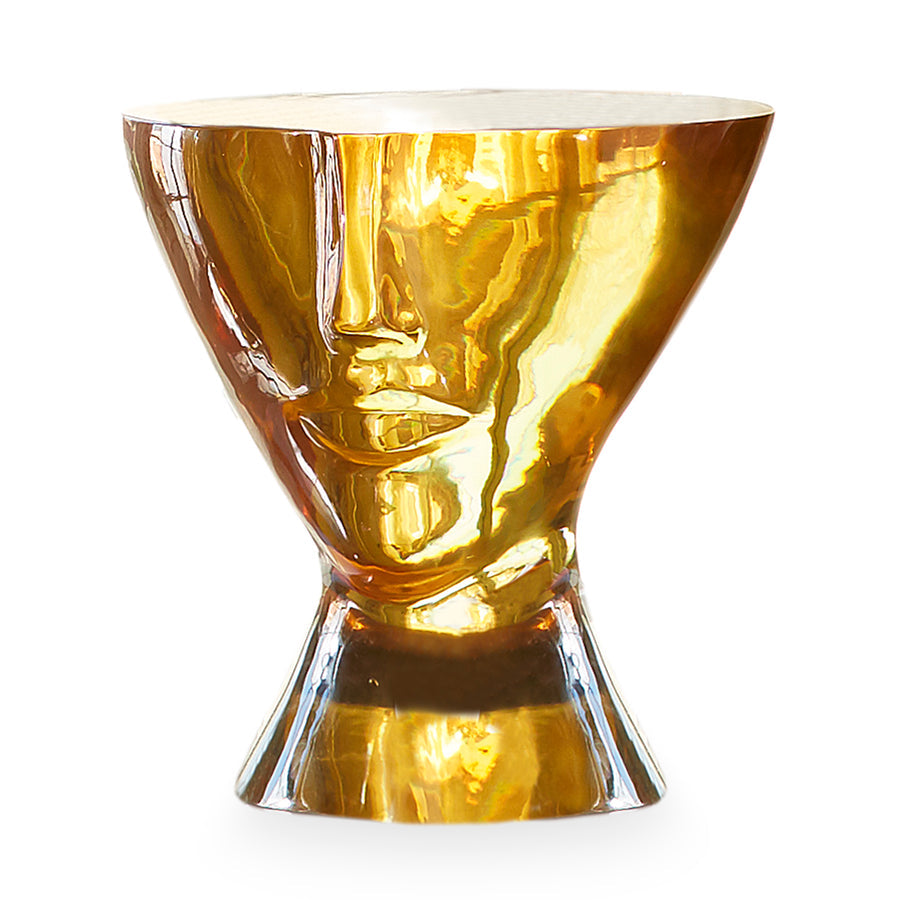   Orange Acrylic Accent Table | Oroa.com