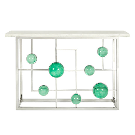   Marble Fretwork Console Table | Oroa.com