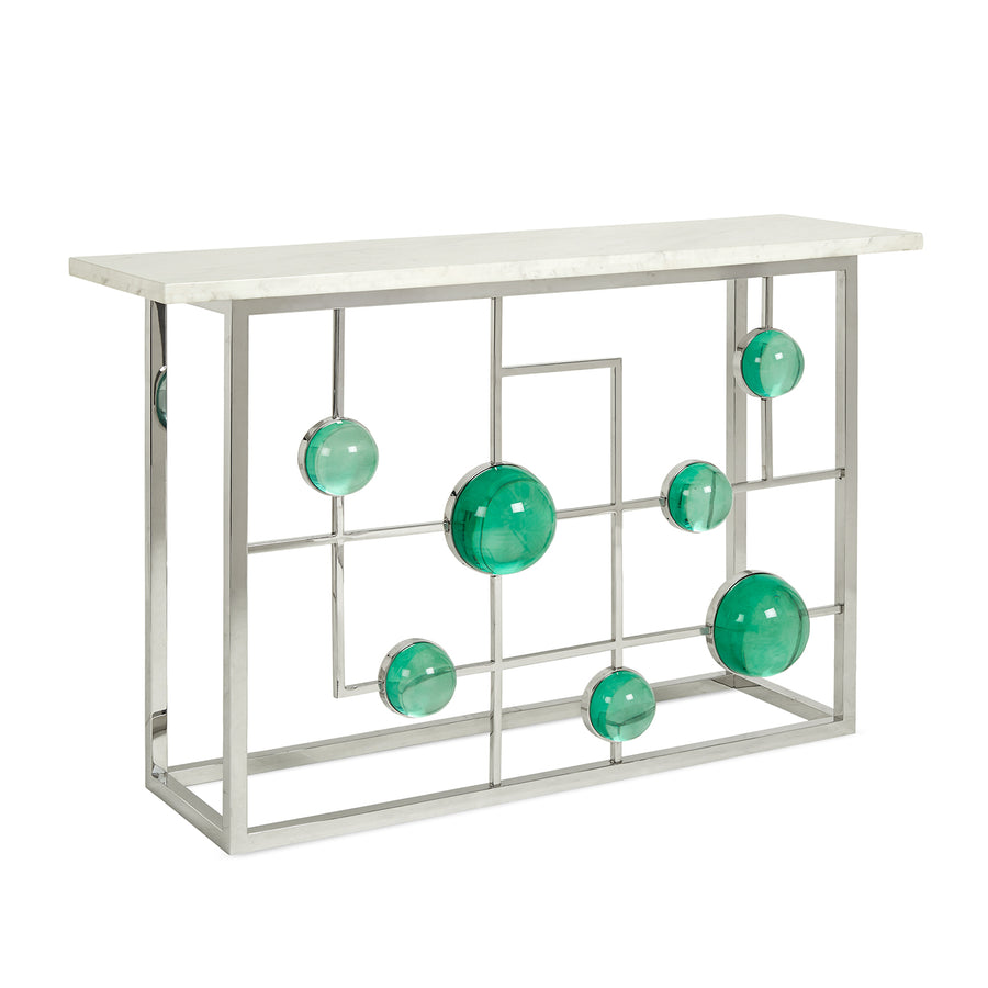   Marble Fretwork Console Table | Oroa.com
