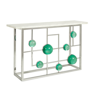   Marble Fretwork Console Table | Oroa.com