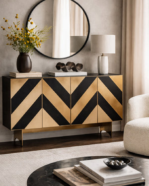   gold and black console - www.oroa.com | Oroa.com