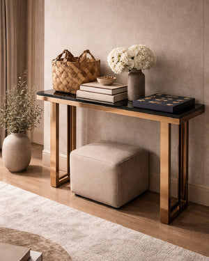   Gold glass console - www.oroa.com | Oroa.com