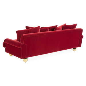   Orb Feet Velvet Sofa | Oroa.com