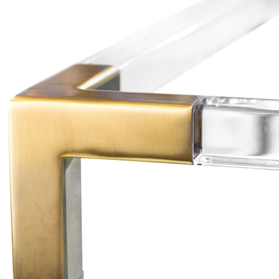   Two-Tier Glass Side Table | Oroa.com