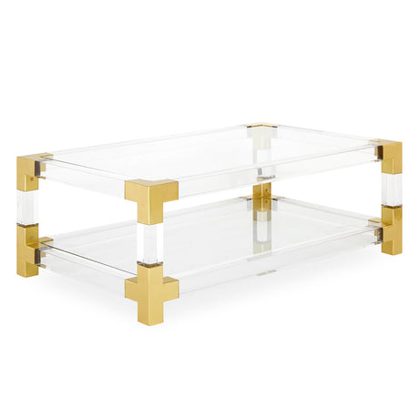   Two-Tier Glass Cocktail Table | Oroa.com