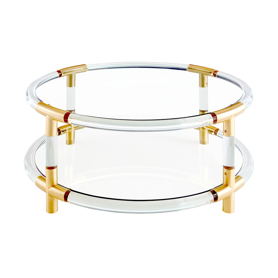   Round Acrylic Cocktail Table | Oroa.com