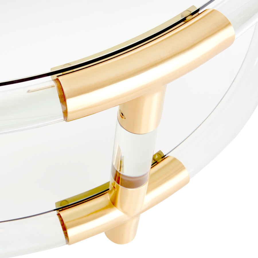   Round Acrylic Cocktail Table | Oroa.com