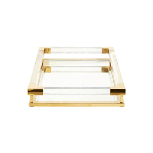   Clear Acrylic Framed Tray S | Oroa.com