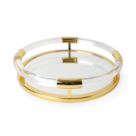   Clear Acrylic Round Tray | Oroa.com