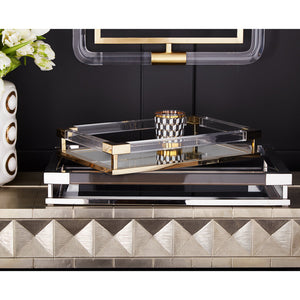   Clear Acrylic Framed Tray S | Oroa.com