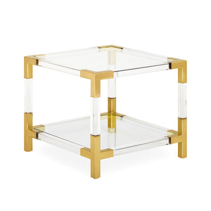   Two-Tier Glass Accent Table | Oroa.com