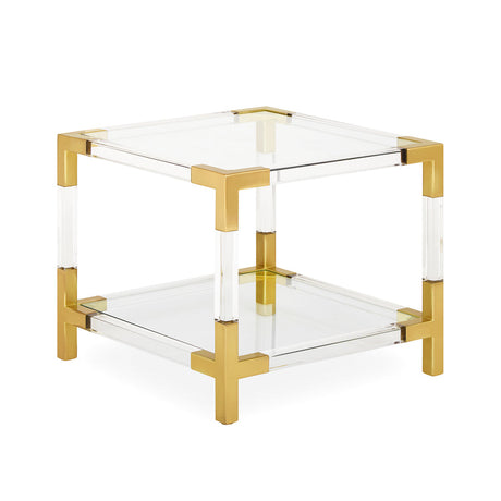   Two-Tier Glass Accent Table | Oroa.com