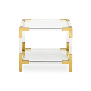   Two-Tier Glass Accent Table | Oroa.com