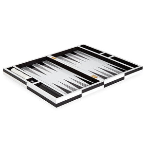   Black & White Backgammon Set | Oroa.com