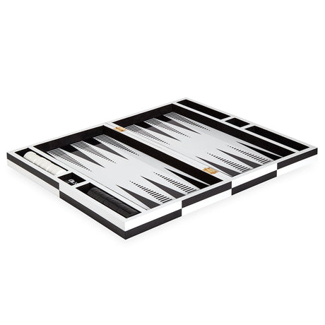  Black & White Backgammon Set | Oroa.com