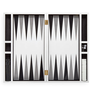   Black & White Backgammon Set | Oroa.com