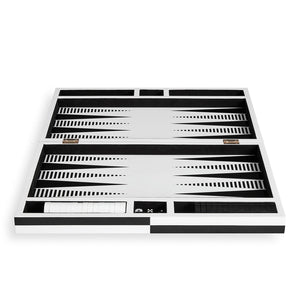  Black & White Backgammon Set | Oroa.com