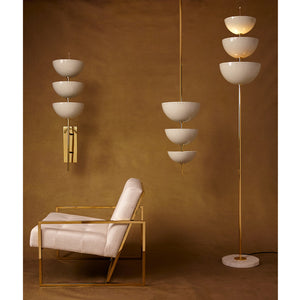   Enamel Bowls Floor Lamp | Oroa.com
