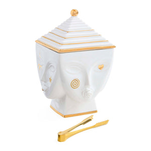   Porcelain Face Sculpture Ice Bucket | Oroa.com