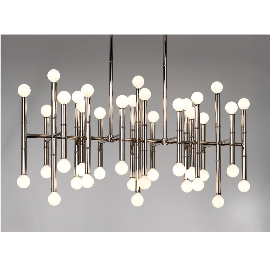   Metallic Bamboo Detail Chandelier | Oroa.com