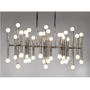   Metallic Bamboo Detail Chandelier | Oroa.com