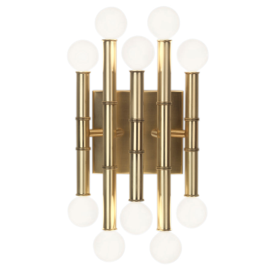   Bamboo Detail Five-Arm Wall Lamp | Oroa.com