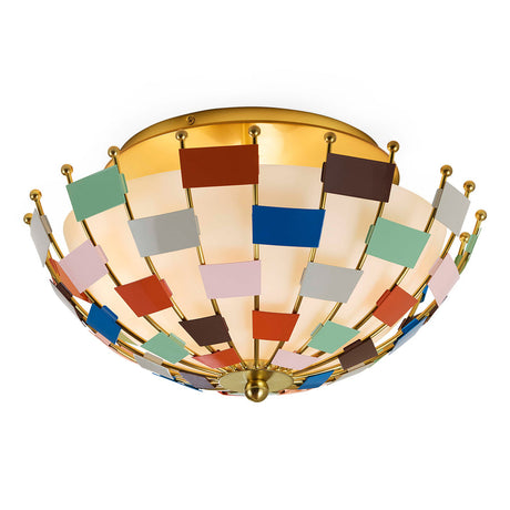  Frosted Glass Multicolored Ceiling Lamp | Oroa.com