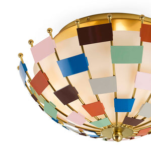   Frosted Glass Multicolored Ceiling Lamp | Oroa.com