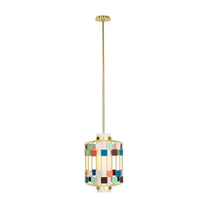  Multicolored Squares Pendant Lamp | Oroa.com