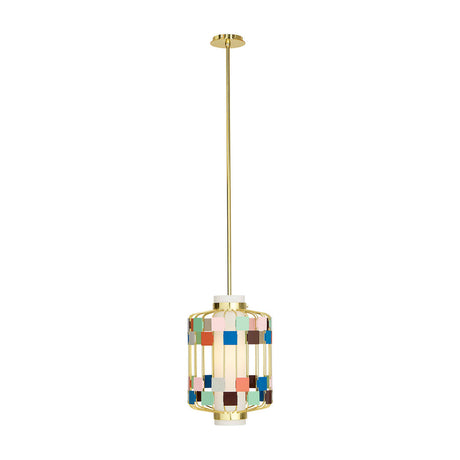   Multicolored Squares Pendant Lamp | Oroa.com