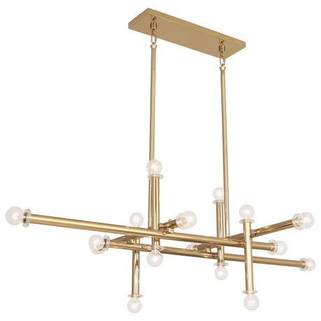  Lucite Accent Linear Chandelier | Oroa.com