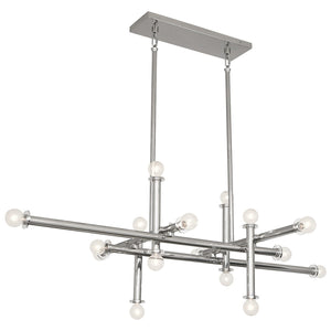  Lucite Accent Linear Chandelier | Oroa.com