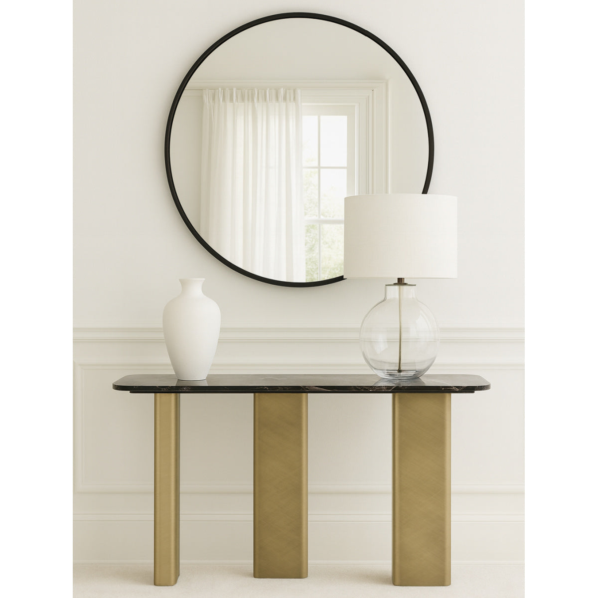   modern console table - gold legs - www.oroa.com | Oroa.com