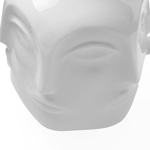   White Porcelain Sculpted Pitcher | Oroa.com
