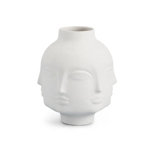   Unglazed Porcelain Face Vase | Oroa.com